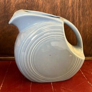 Fiesta circle pitcher light blue